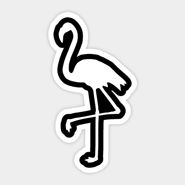 Flamingo Sticker by Designzz